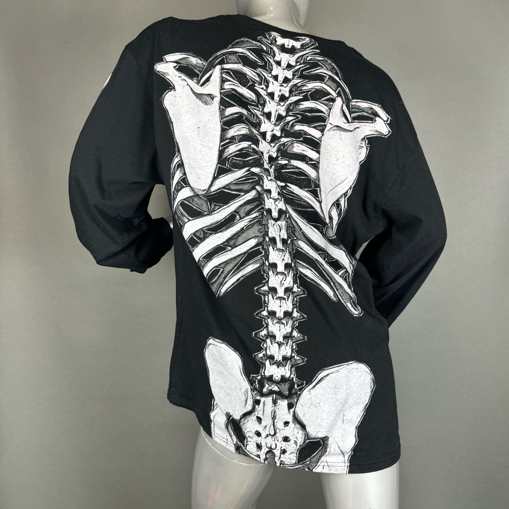 ❌SOLD❌ Skeleton Long Sleeve Shirt - Picture 2 of 3